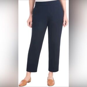 💜 NWT HILARY RADLEY PULL ON PANTS CREPE NAVY XXL